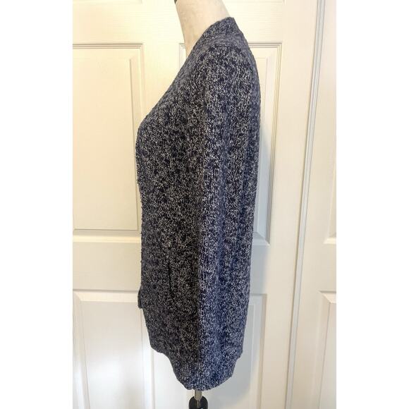 Vintage Lands End Open Cardigan | Heathered Blue | Womens Size Small | Clean EUC - Picture 6 of 10